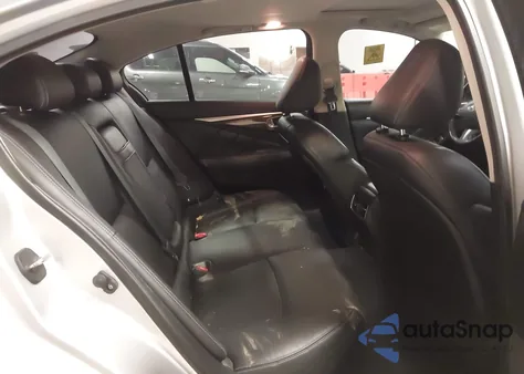 2014 Infiniti Q50 Hybrid Premium/Sport z USA, uszkodzony, nr VIN JN1AV7AR1EM703282